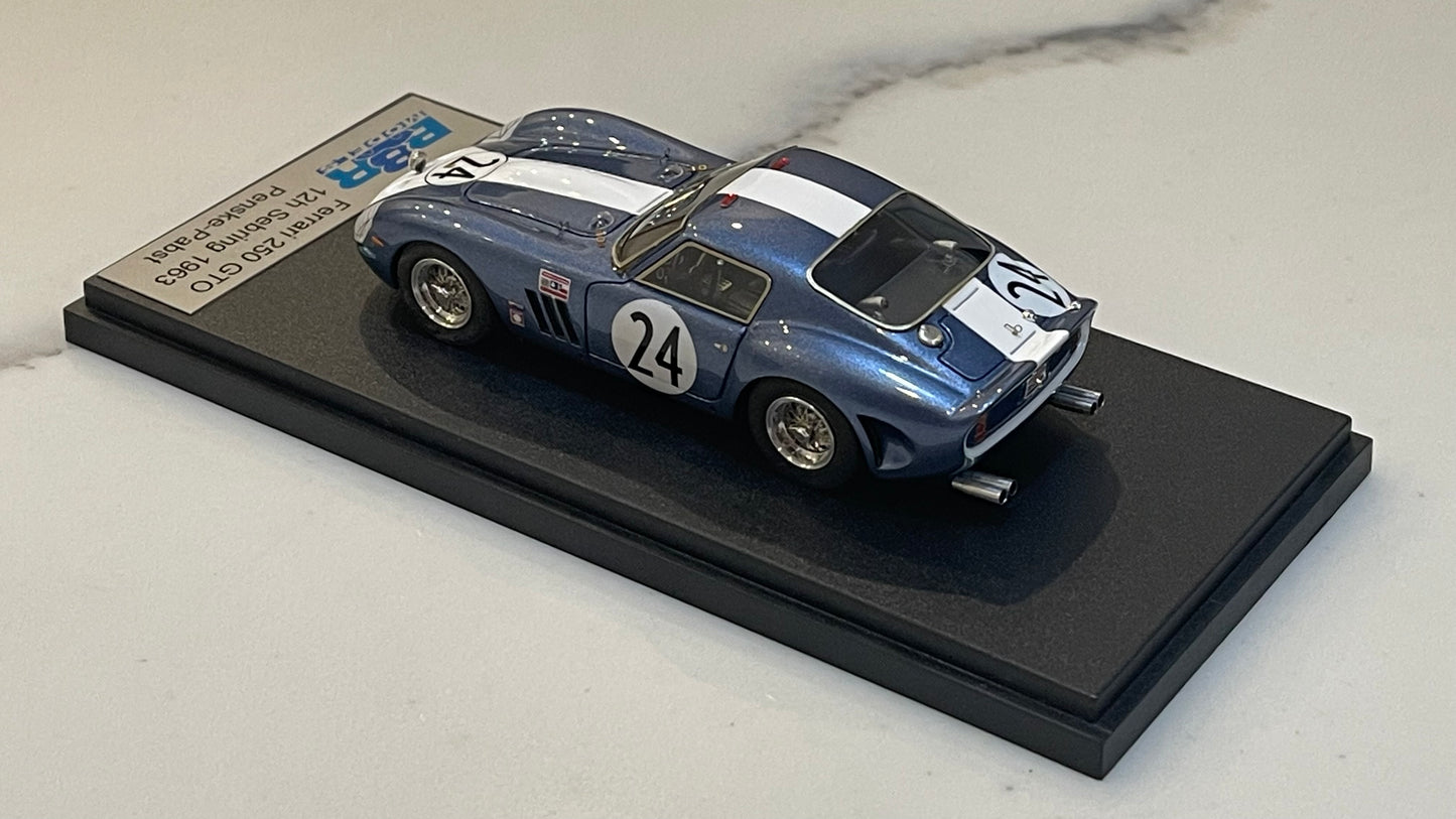 BBR 1/43 Ferrari 250 GTO 12H Sebring 1963 Light Blue/White No. 24 BBR56E