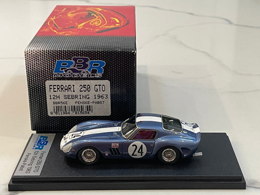 BBR 1/43 Ferrari 250 GTO 12H Sebring 1963 Light Blue/White No. 24 BBR56E