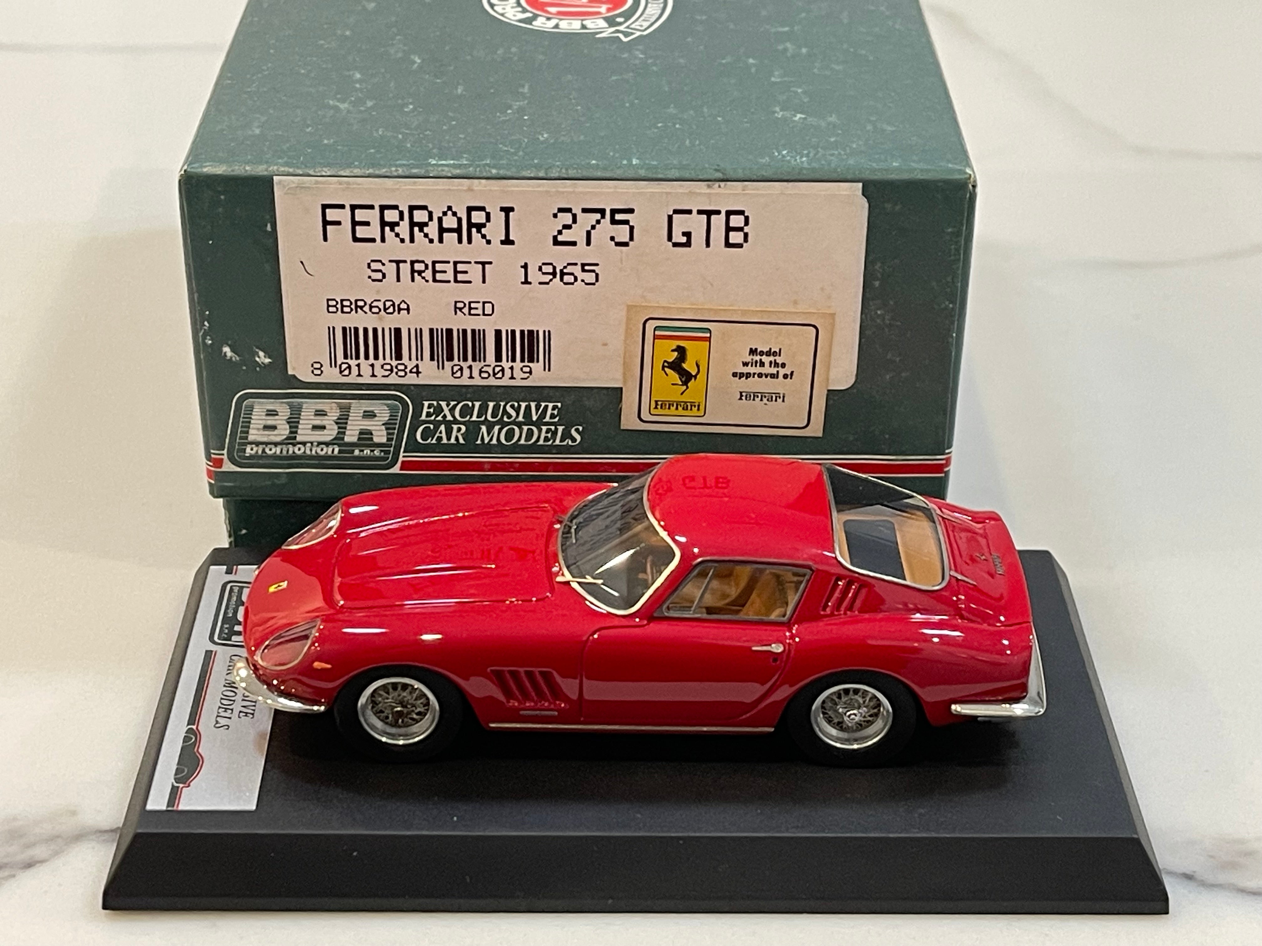 BBR 1/43 Ferrari 275 GTB Street 1965 Red BBR60A – Paddock Collection