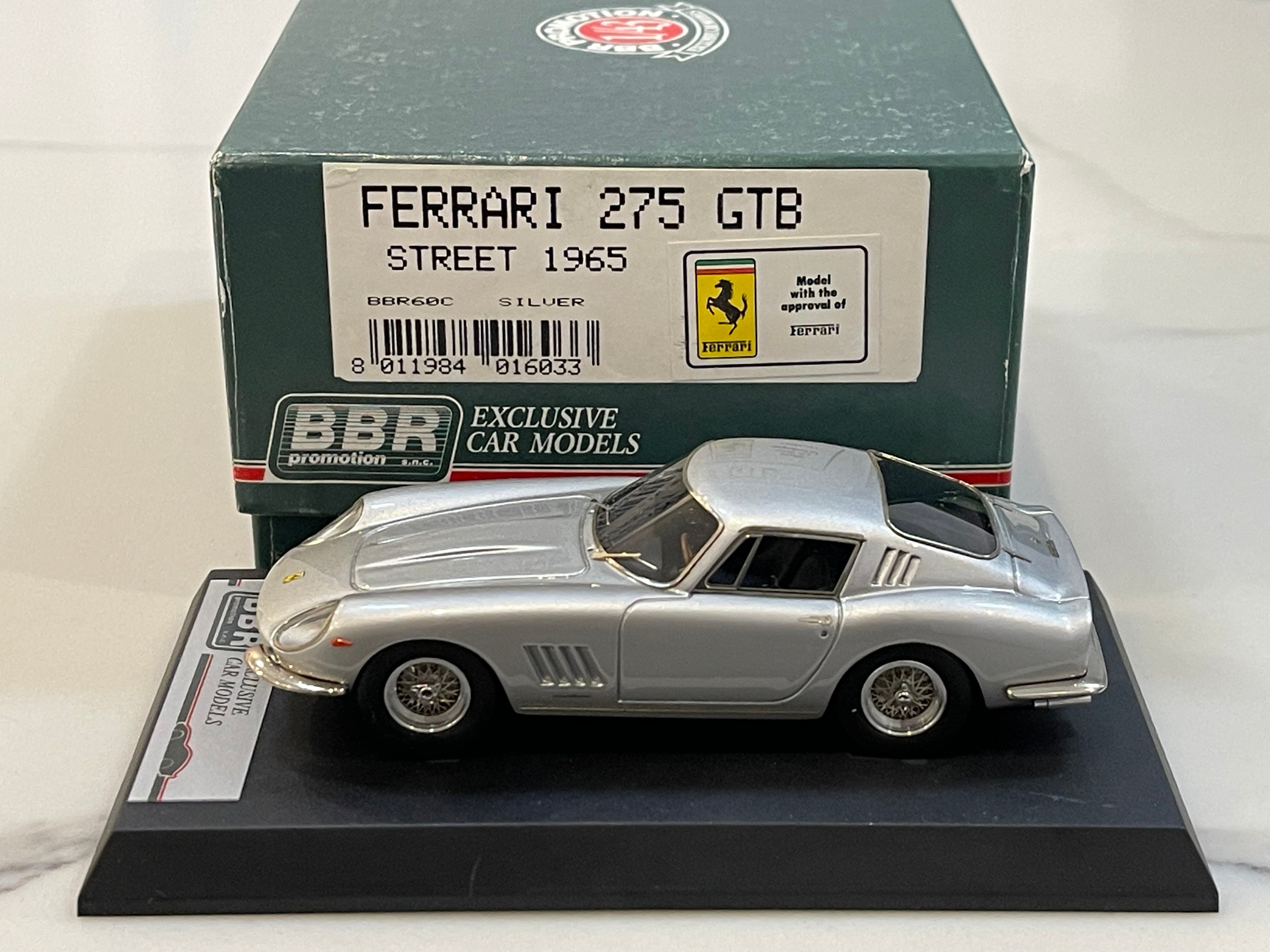 BBR 1/43 Ferrari 275 GTB Street 1965 Silver BBR60C