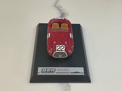 BBR 1/43 Ferrari 166 MM 24 Hours Le Mans 1949 Dark Red No. 22 BBR68A