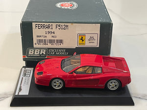 BBR 1/43 Ferrari F512M 1994 Red BBR72A