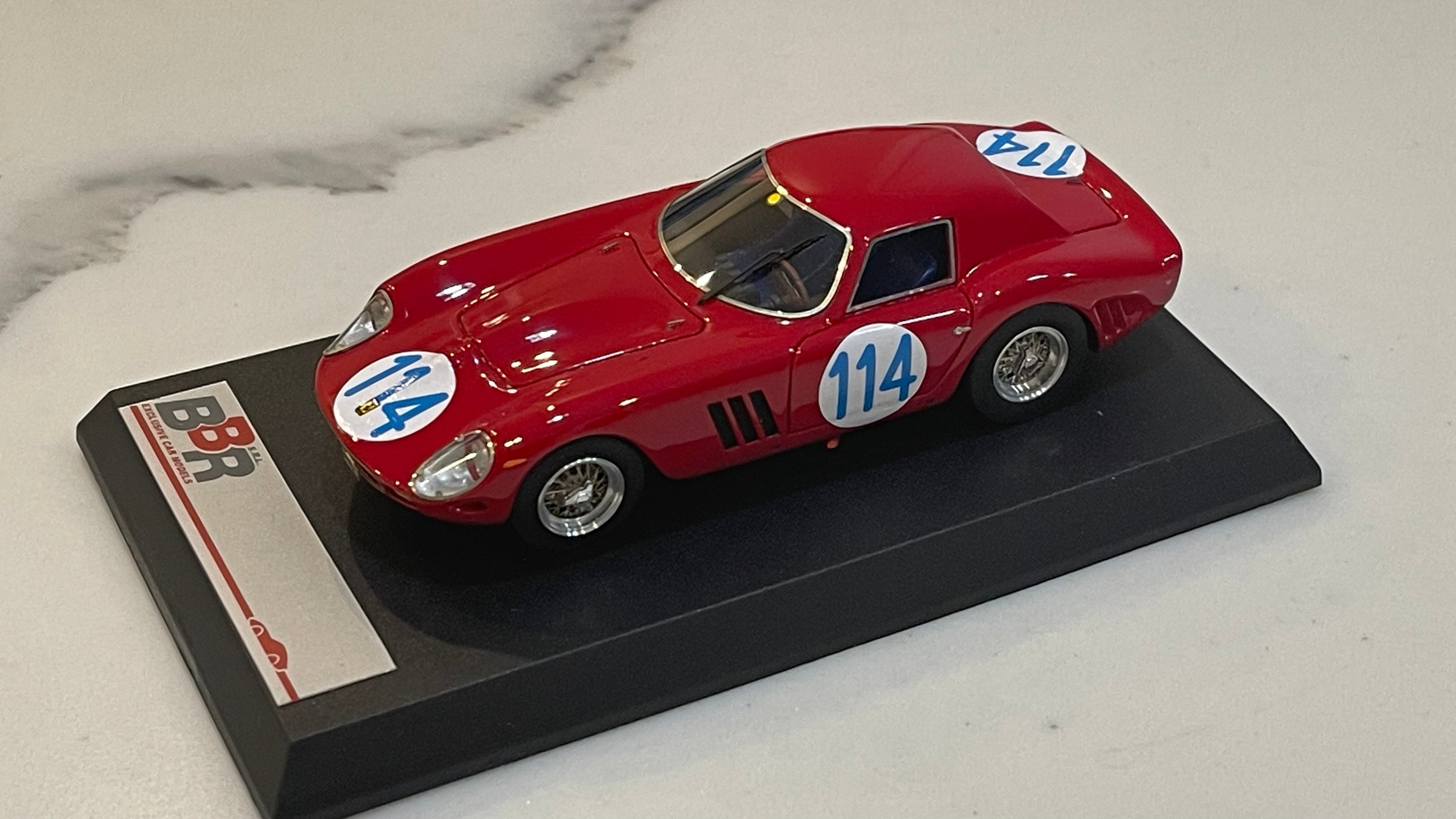 BBR 1/43 Ferrari 250 GTO Series II Targa Florio 1964 Red No. 114 BBR73C