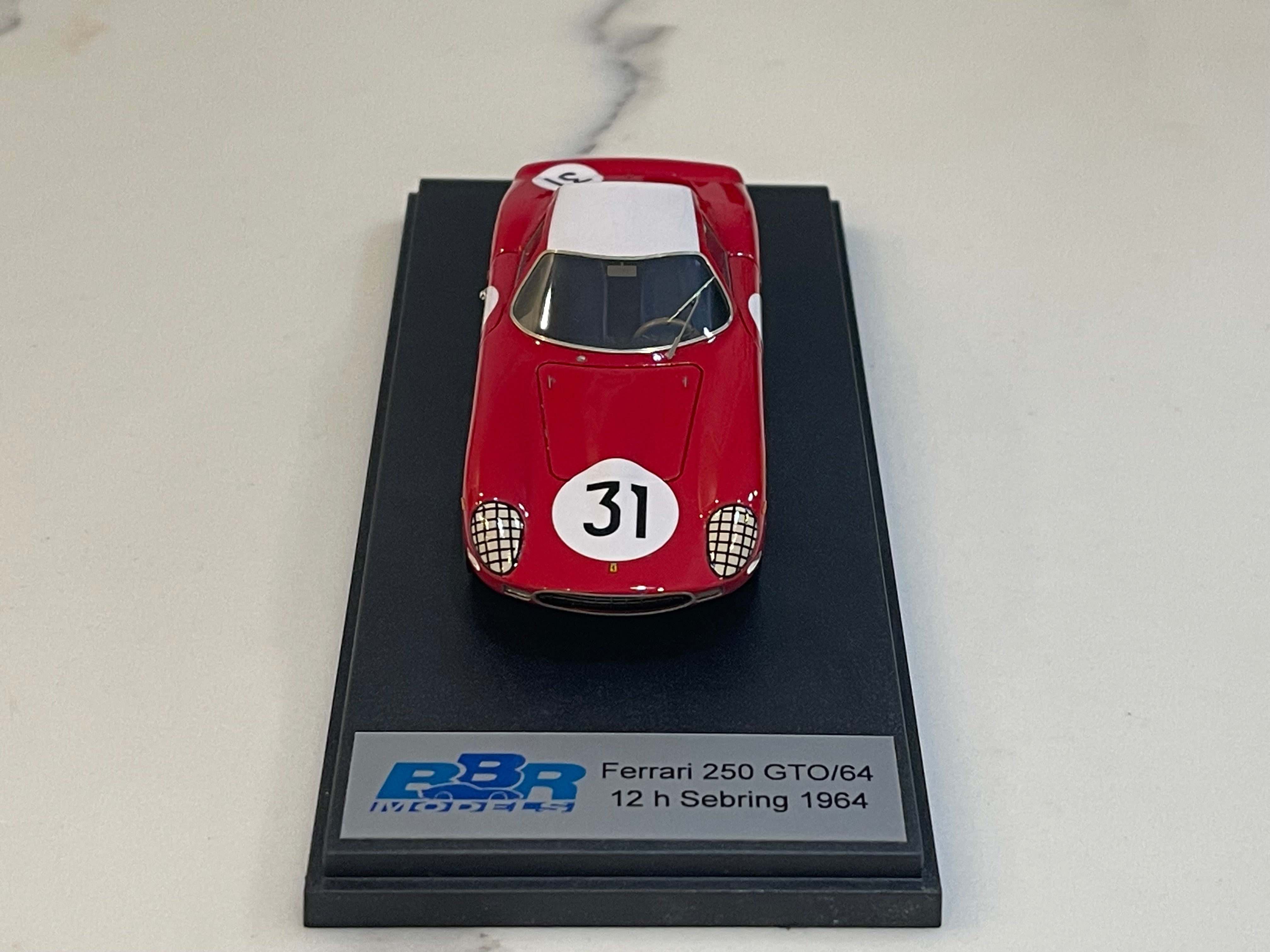 BBR 1/43 Ferrari 250 GTO Series II 12 Hour Sebring 1964 Red No. 31 BBR73E