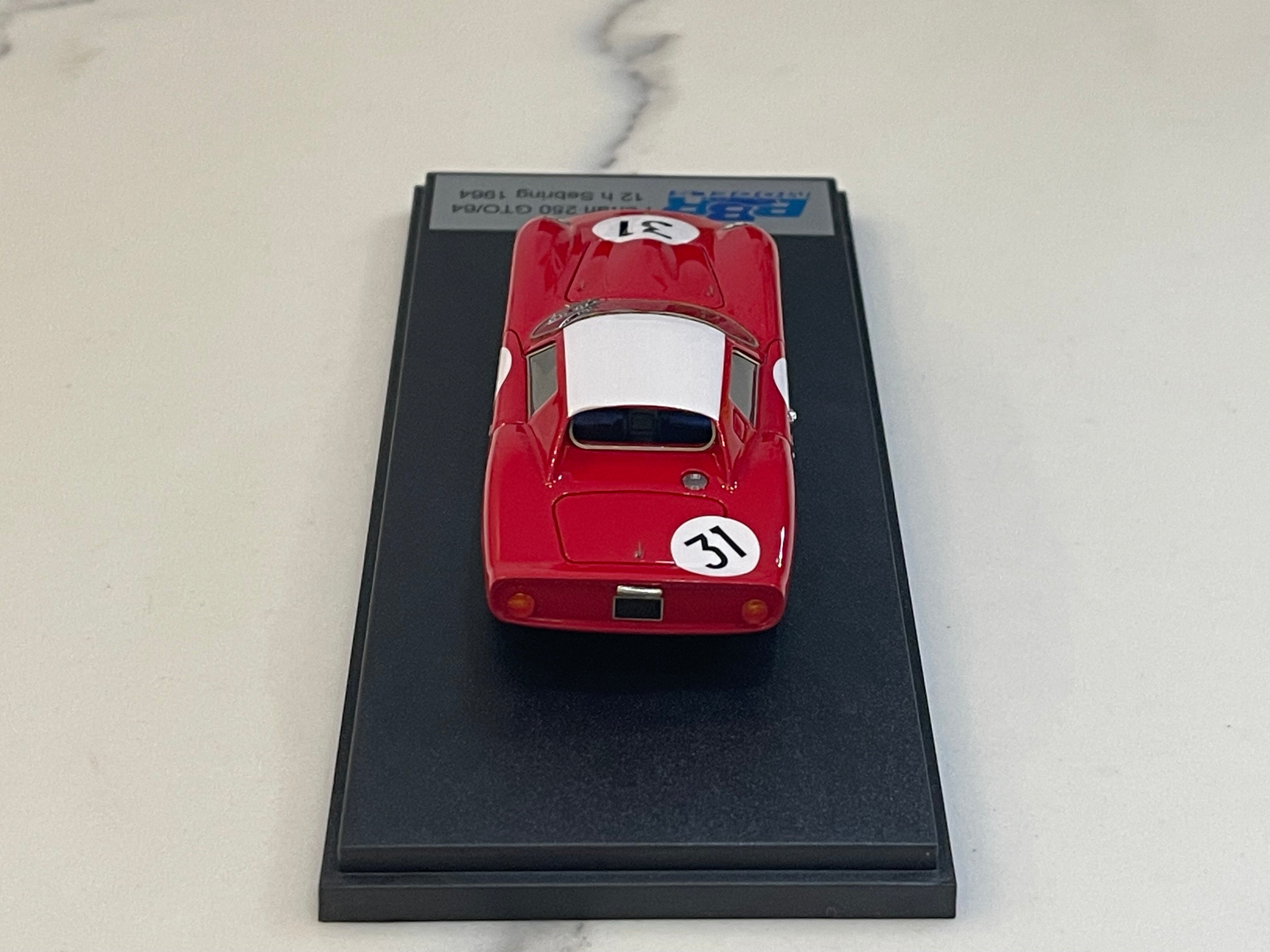 BBR 1/43 Ferrari 250 GTO Series II 12 Hour Sebring 1964 Red No. 31 BBR73E