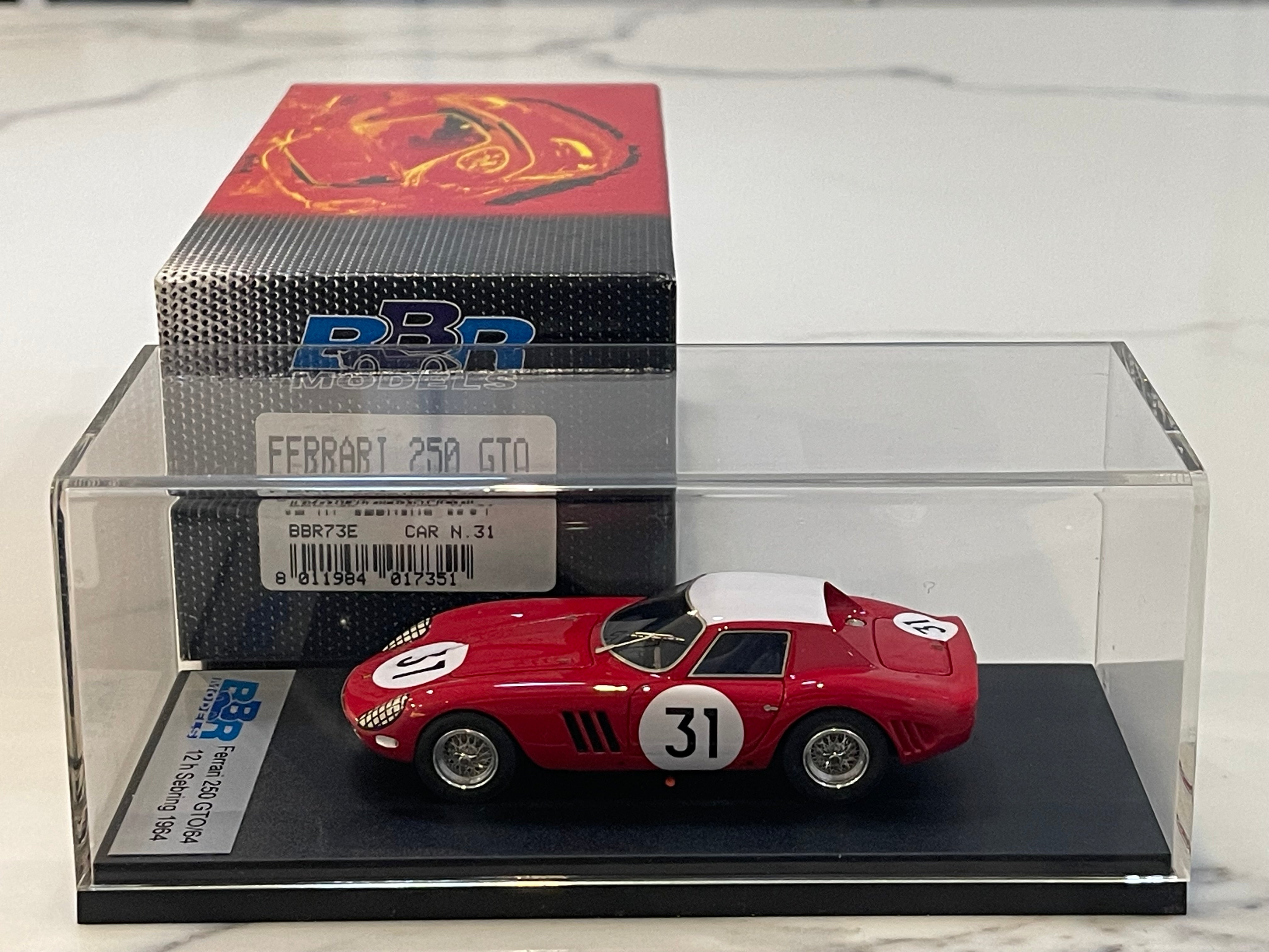 BBR 1/43 Ferrari 250 GTO Series II 12 Hour Sebring 1964 Red No. 31 BBR73E