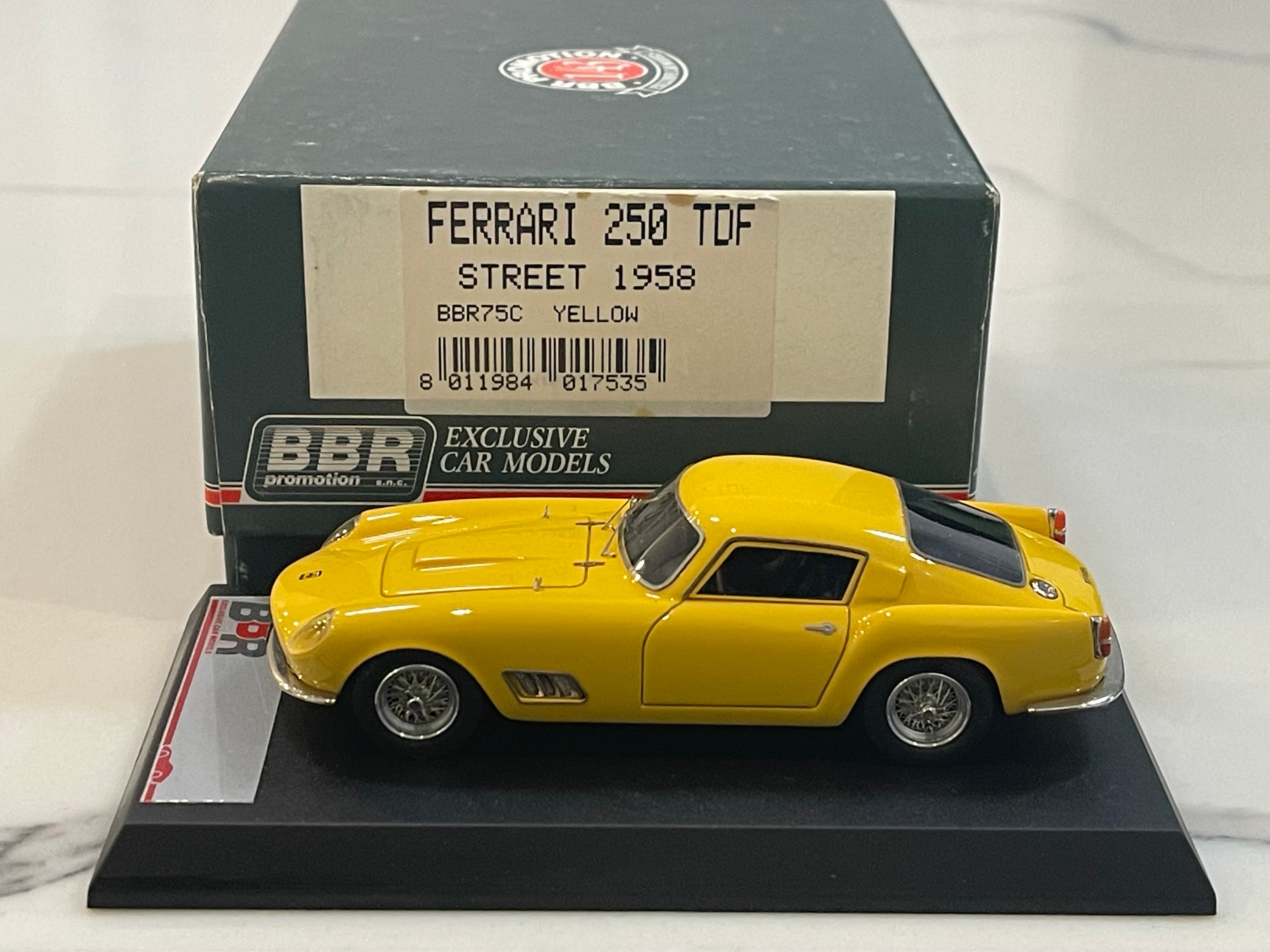 BBR 1/43 Ferrari 250 TDF Street 1958 Yellow BBR75C