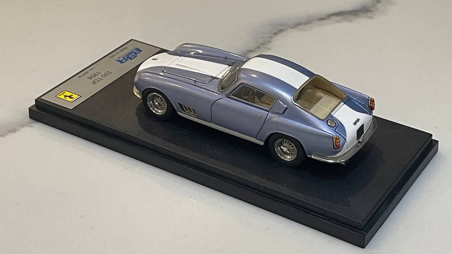 BBR 1/43 Ferrari 250 TDF 1958 Light Blue/White BBR75H