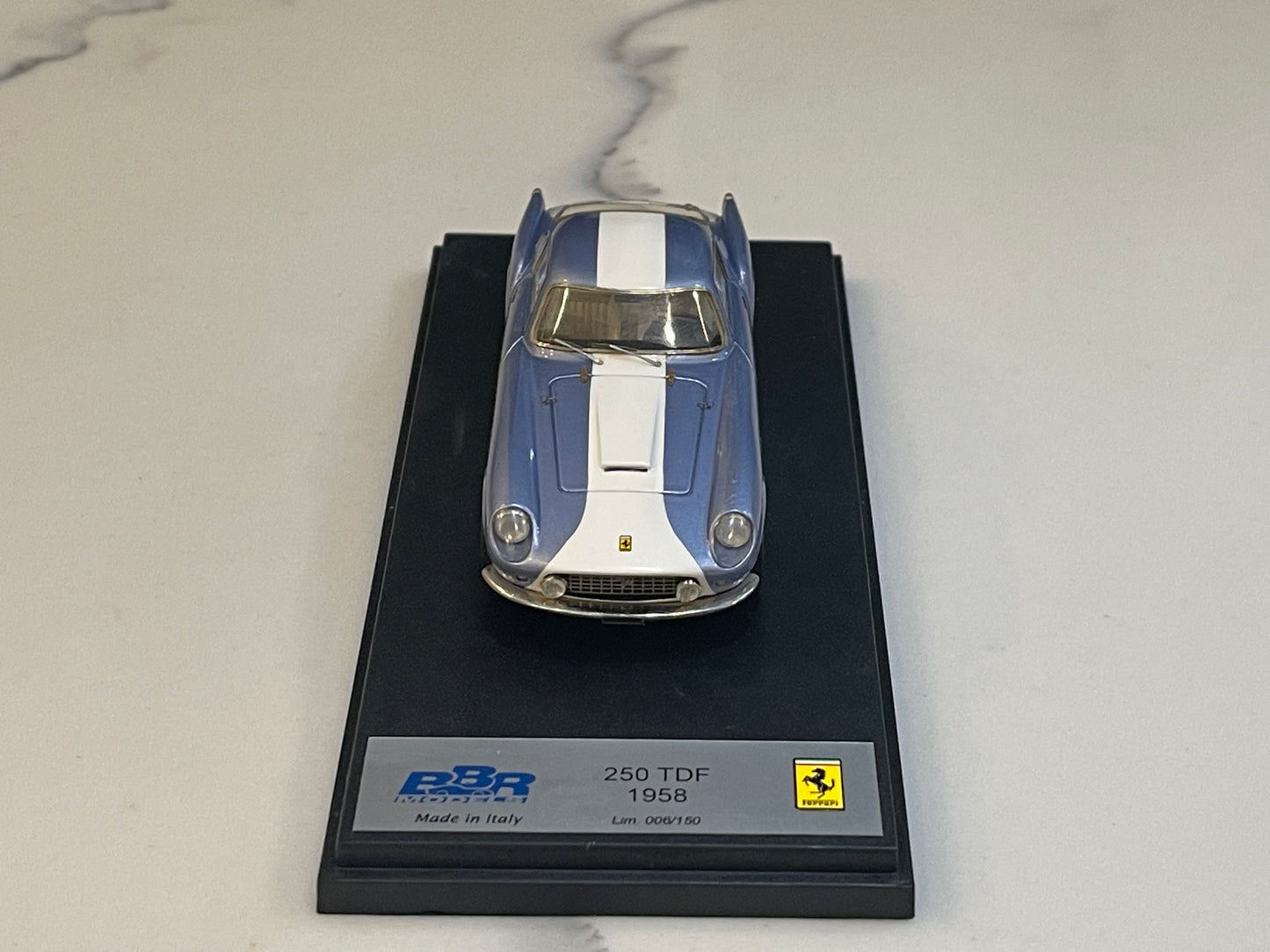 BBR 1/43 Ferrari 250 TDF 1958 Light Blue/White BBR75H