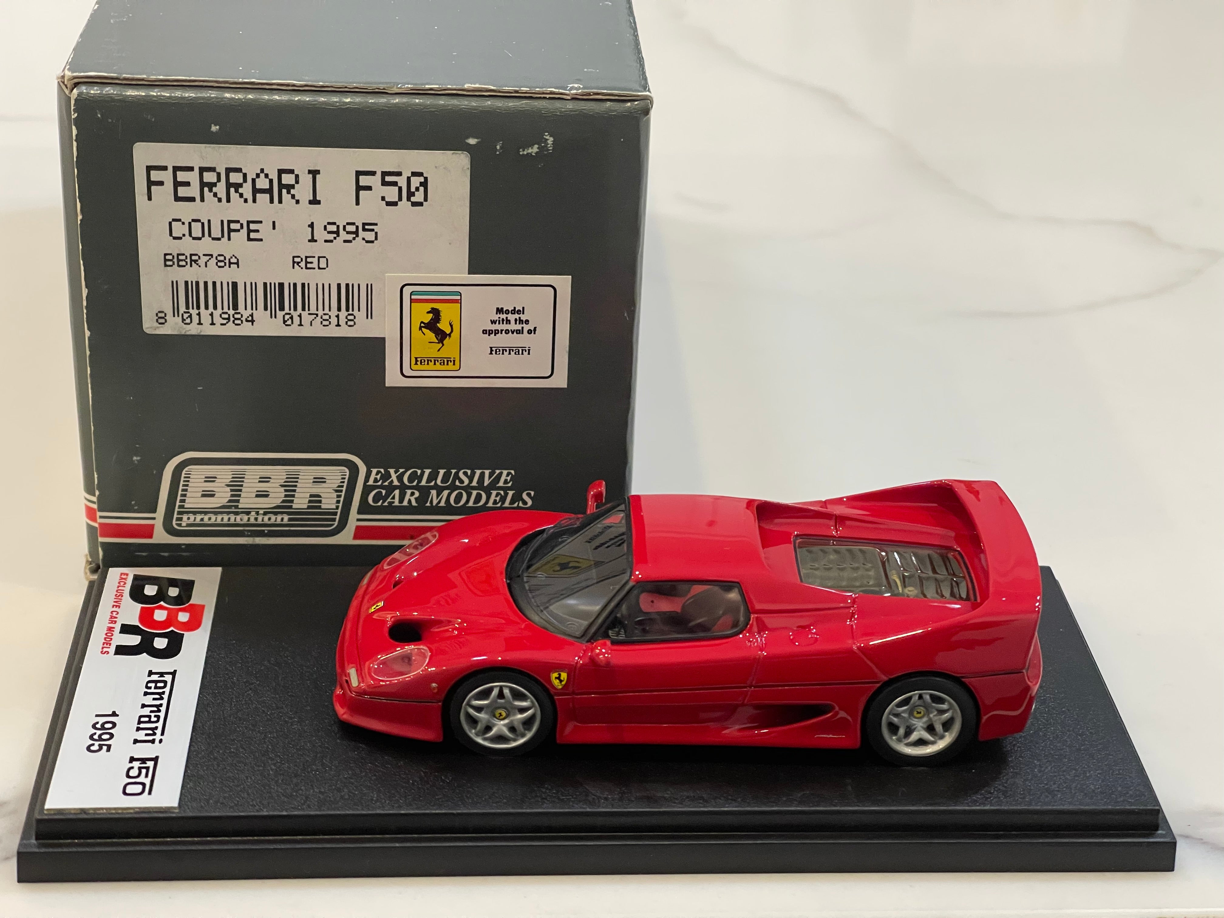 BBR 1/43 Ferrari F50 Coupe 1995 Red BBR78A – Paddock Collection