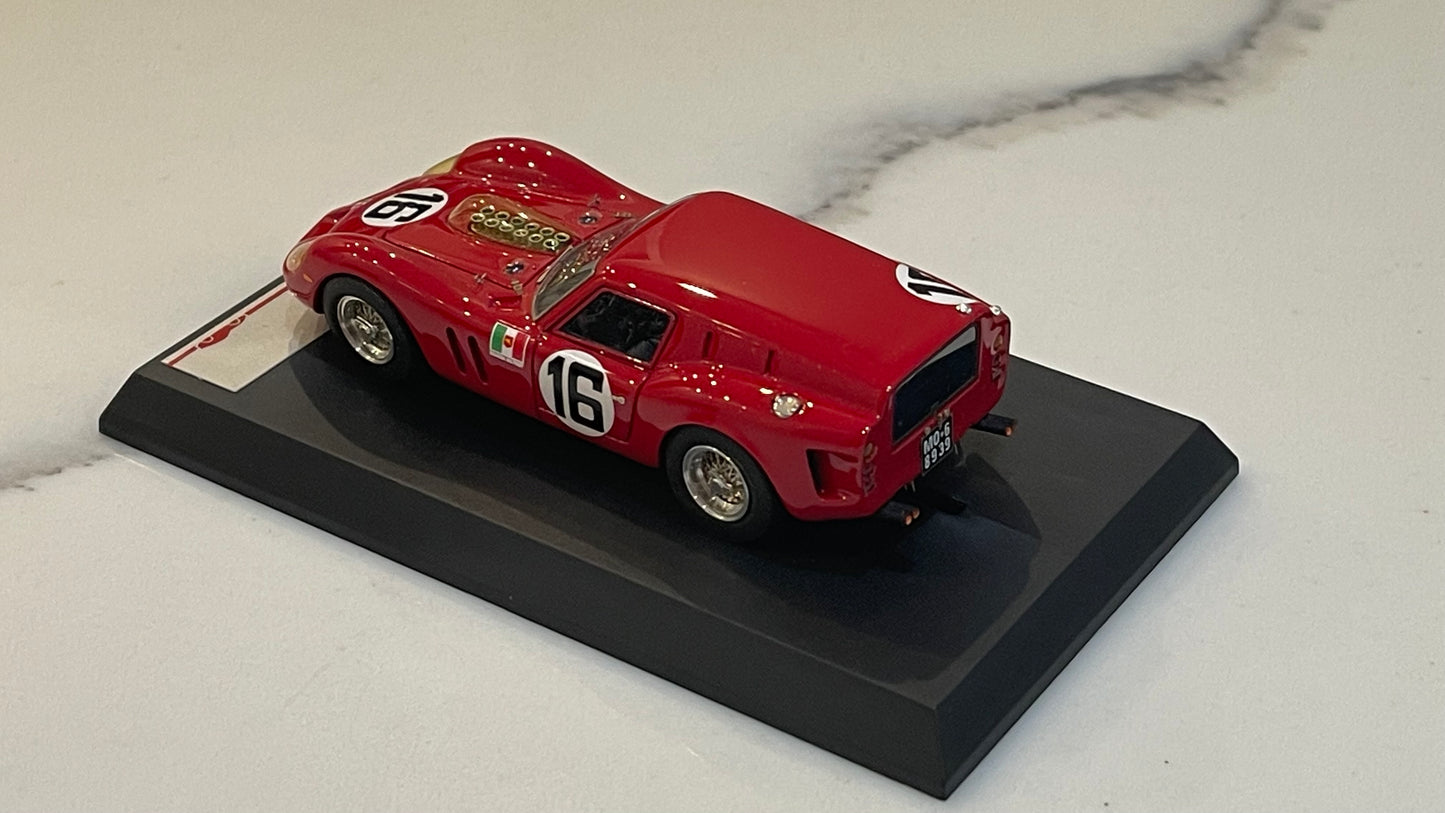 BBR 1/43 Ferrari 250 Breadvan 24H Le Mans 1962 Red No. 16 BBR86A