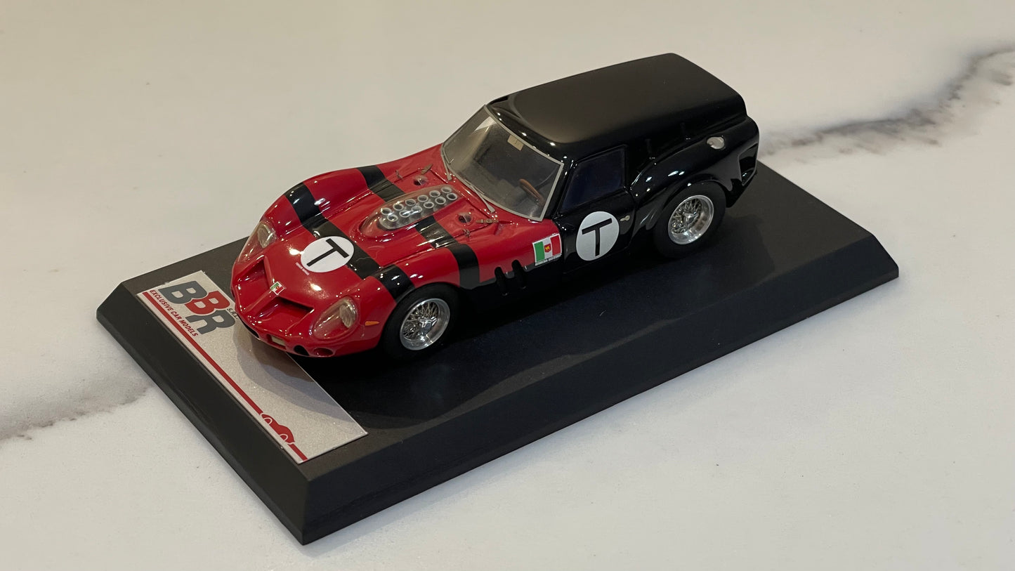BBR 1/43 Ferrari 250 Breadvan Test 1965 Black/Red BBR86C
