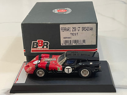 BBR 1/43 Ferrari 250 Breadvan Test 1965 Black/Red BBR86C