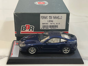 BBR 1/43 Ferrari 550 Maranello 1996 Metal Blue BBR90D