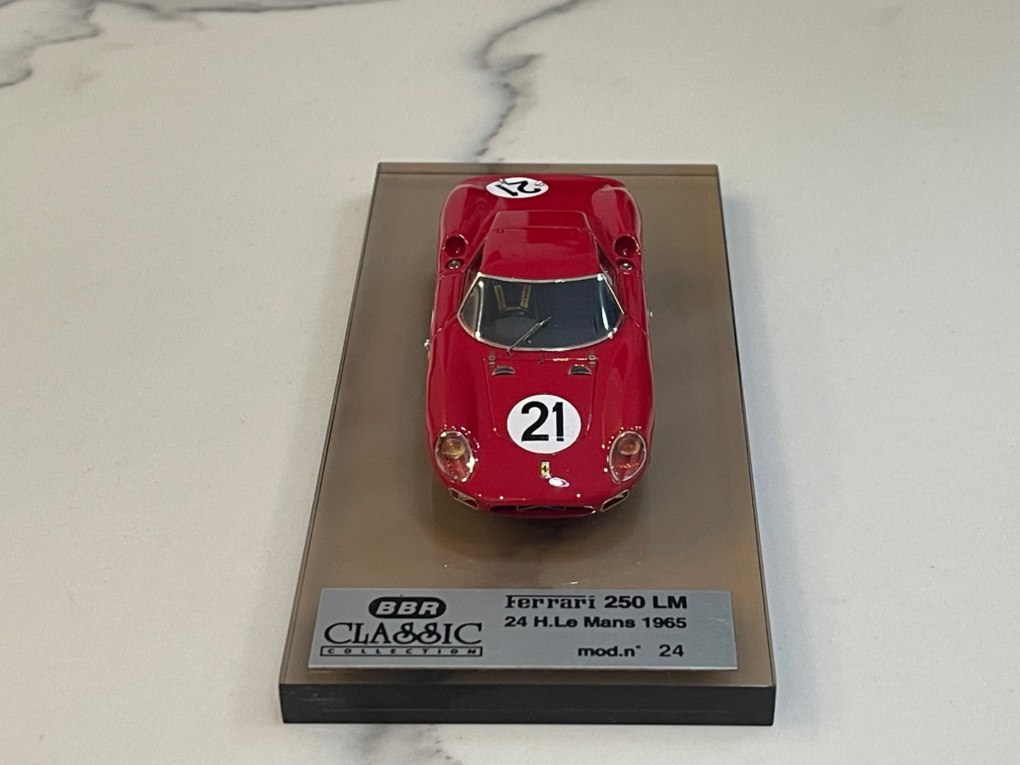 BBR 1/43 Ferrari 250 LM 24 Hours Le Mans 1965 Red No. 21 BC08