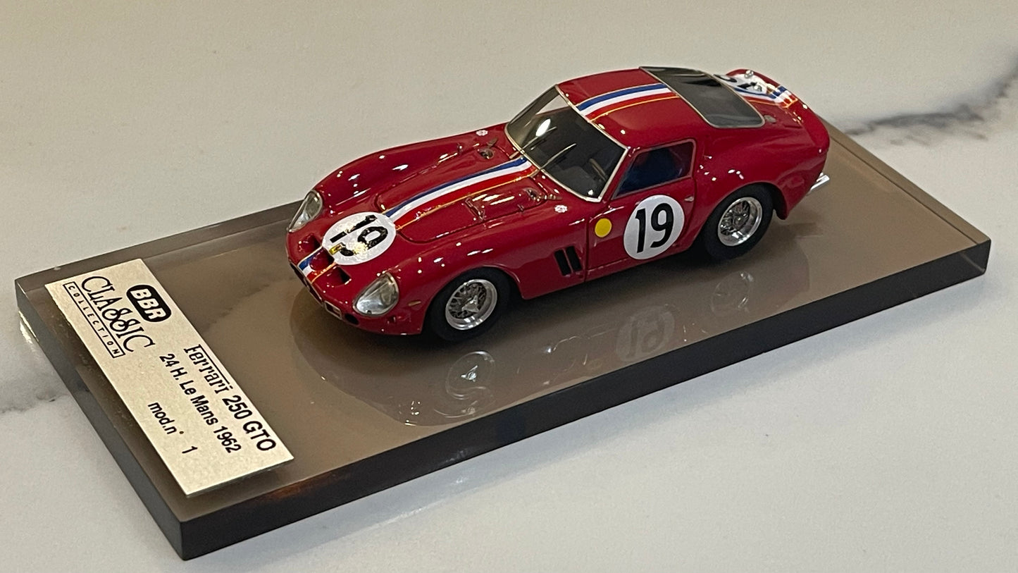 BBR 1/43 Ferrari 250 GTO 24 Hours Le Mans 1962 Red No. 19 BC09