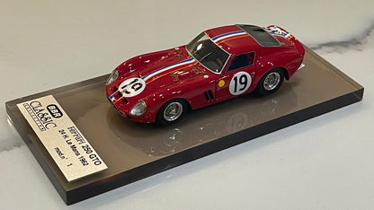 BBR 1/43 Ferrari 250 GTO 24 Hours Le Mans 1962 Red No. 19 BC09