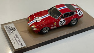 BBR 1/43 Ferrari 365 GTB4 24 Hours Daytona 1972 Red No. 22 BC10