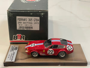 BBR 1/43 Ferrari 365 GTB4 24 Hours Daytona 1972 Red No. 22 BC10