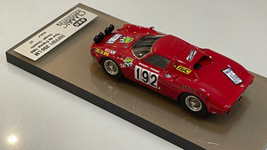 BBR 1/43 Ferrari 250 LM Tour De France 1969 Red No. 192 BC18