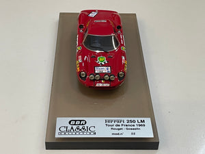 BBR 1/43 Ferrari 250 LM Tour De France 1969 Red No. 192 BC18