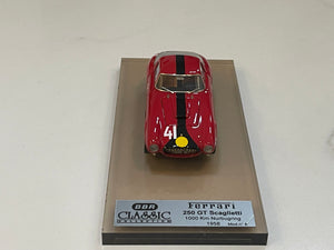 BBR 1/43 Ferrari 250 GT Scaglietti 1000KM Nurburgring 1958 Red No. 41 BC39