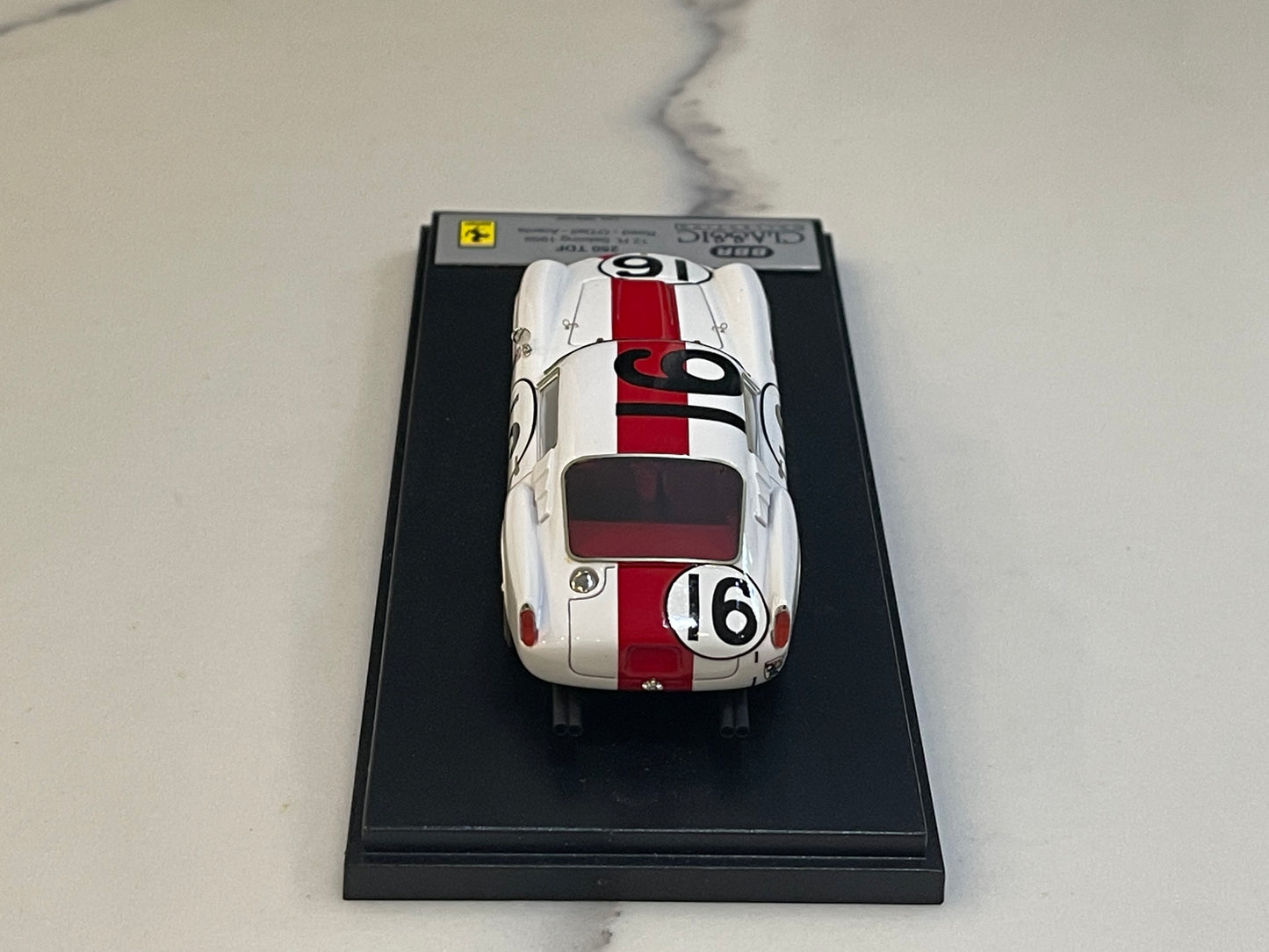 BBR 1/43 Ferrari 250 TDF 12H Sebring 1959 White No. 16 BC56