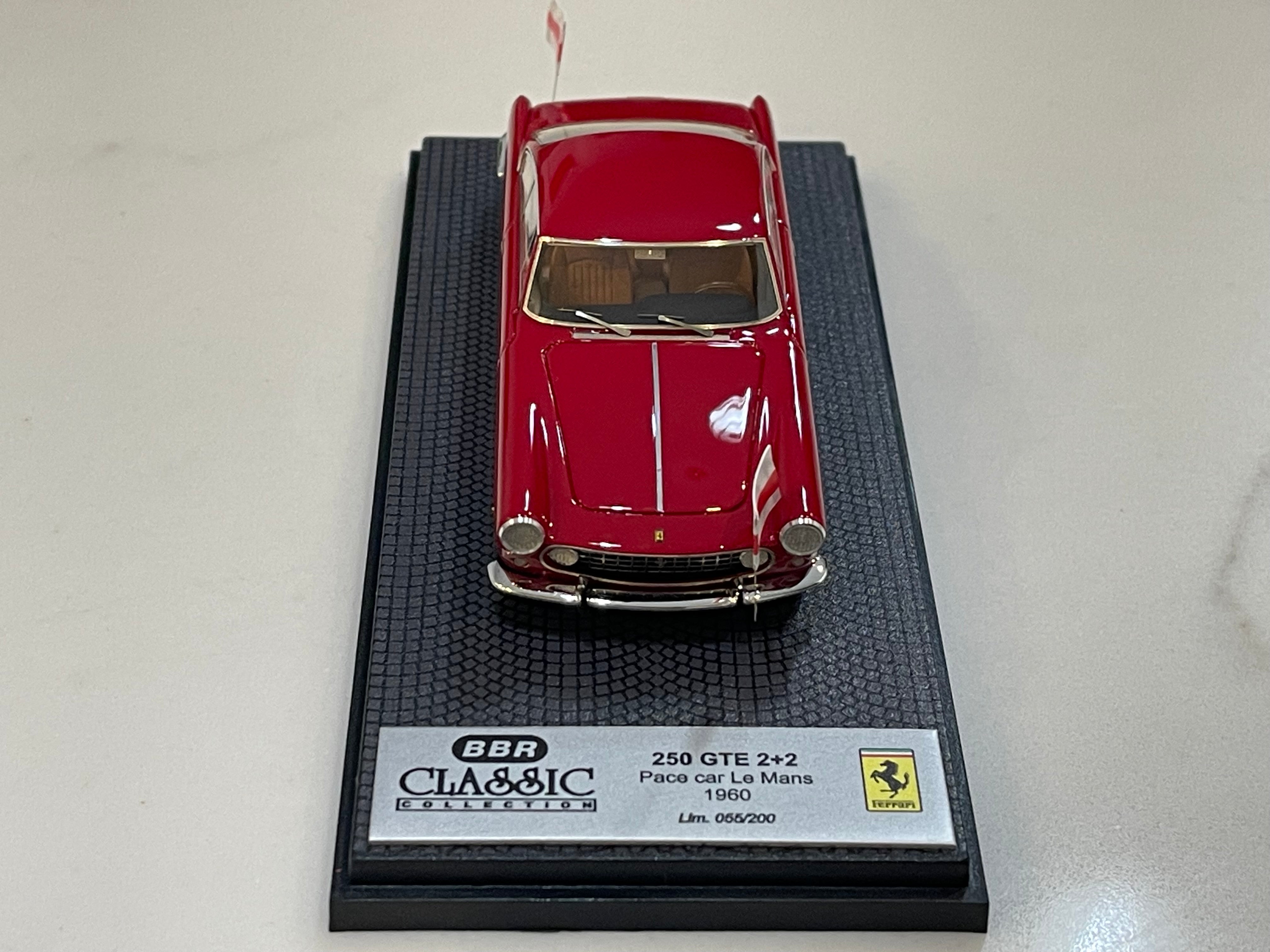 BBR 1/43 Ferrari 250 GTE 2+2 Pace Car Le Mans 1960 Red BC59