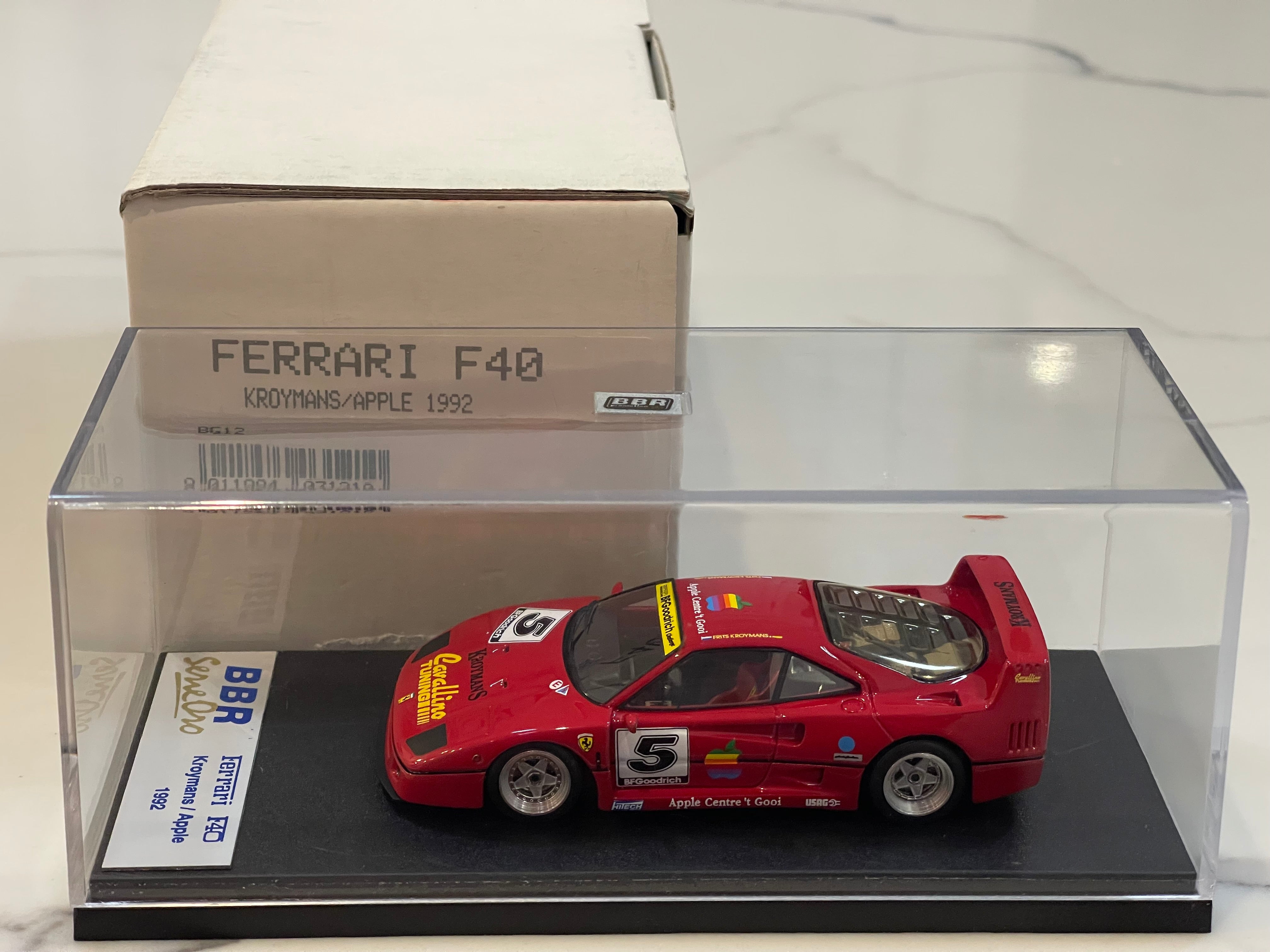 BBR 1/43 Ferrari 333 SP Kroymans Apple 1992 Red No. 5 BG12