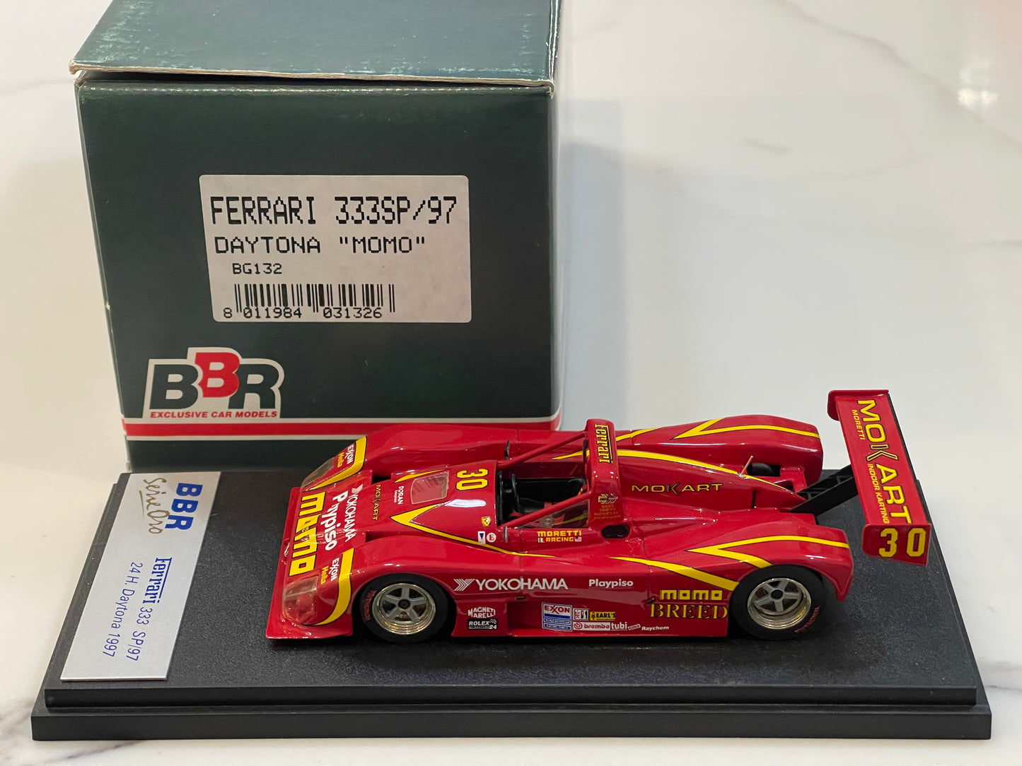 BBR 1/43 Ferrari 333 SP/97 24 Hours Daytona 1997 Red No. 30 BG132