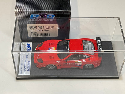 BBR 1/43 Ferrari 550 Millennium GT Monza 2000 Red No. 16 BG205