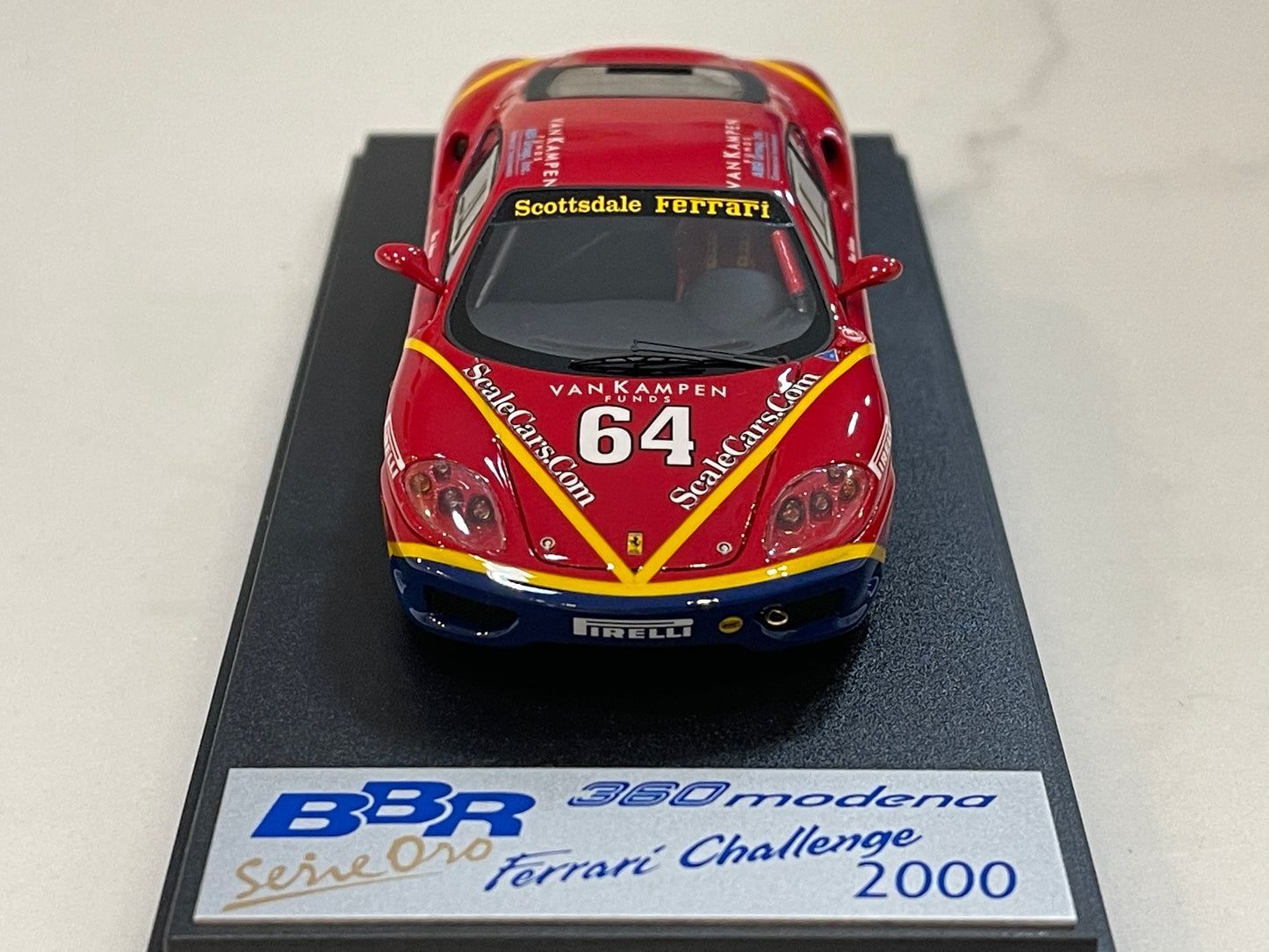 BBR 1/43 Ferrari 360 Challenge BBR 2000 Red No. 64 BG214