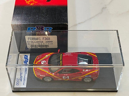 BBR 1/43 Ferrari 360 Challenge BBR 2000 Red No. 64 BG214