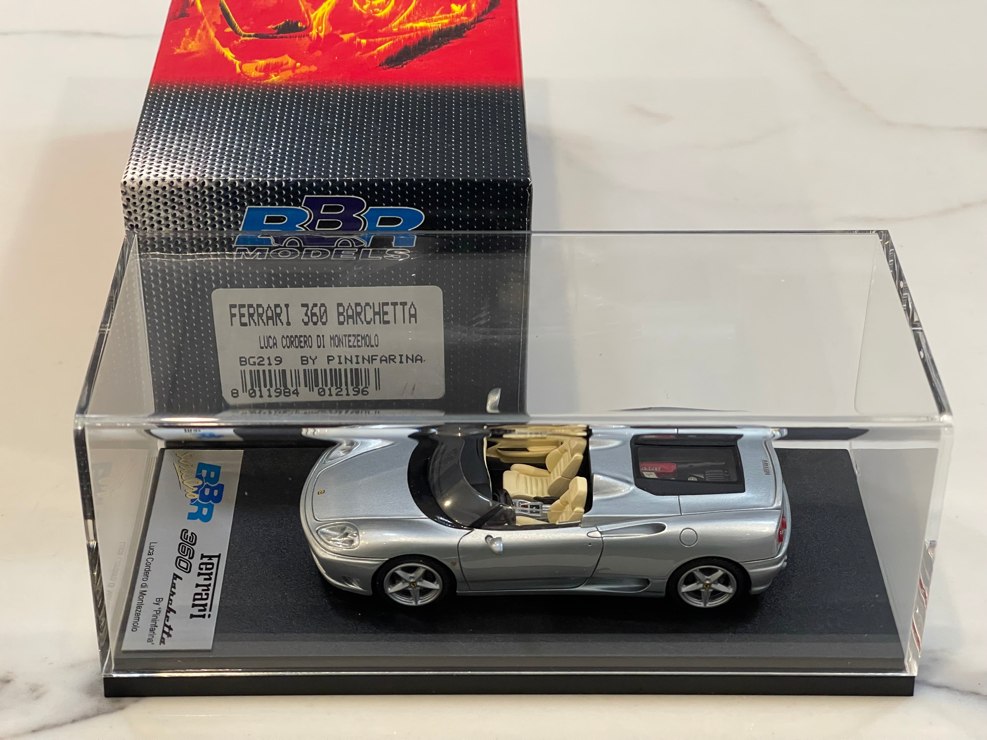 BBR 1/43 Ferrari 360 Barchetta 2002 Red BG219