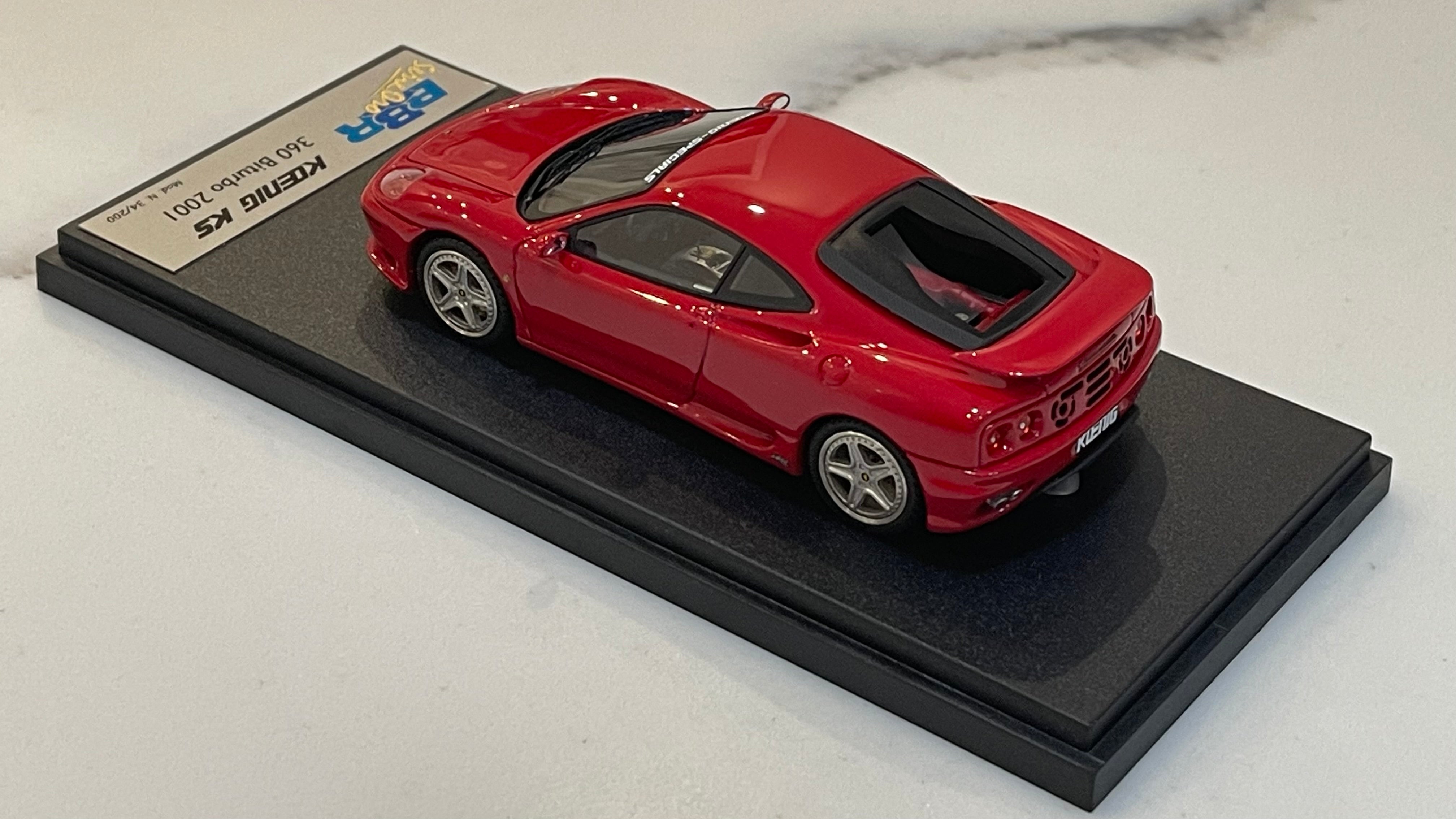 BBR 1/43 Ferrari 360 Koenig BiTurbo 2001 Red BG220B