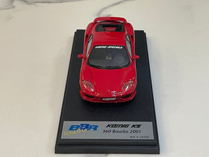 BBR 1/43 Ferrari 360 Koenig BiTurbo 2001 Red BG220B