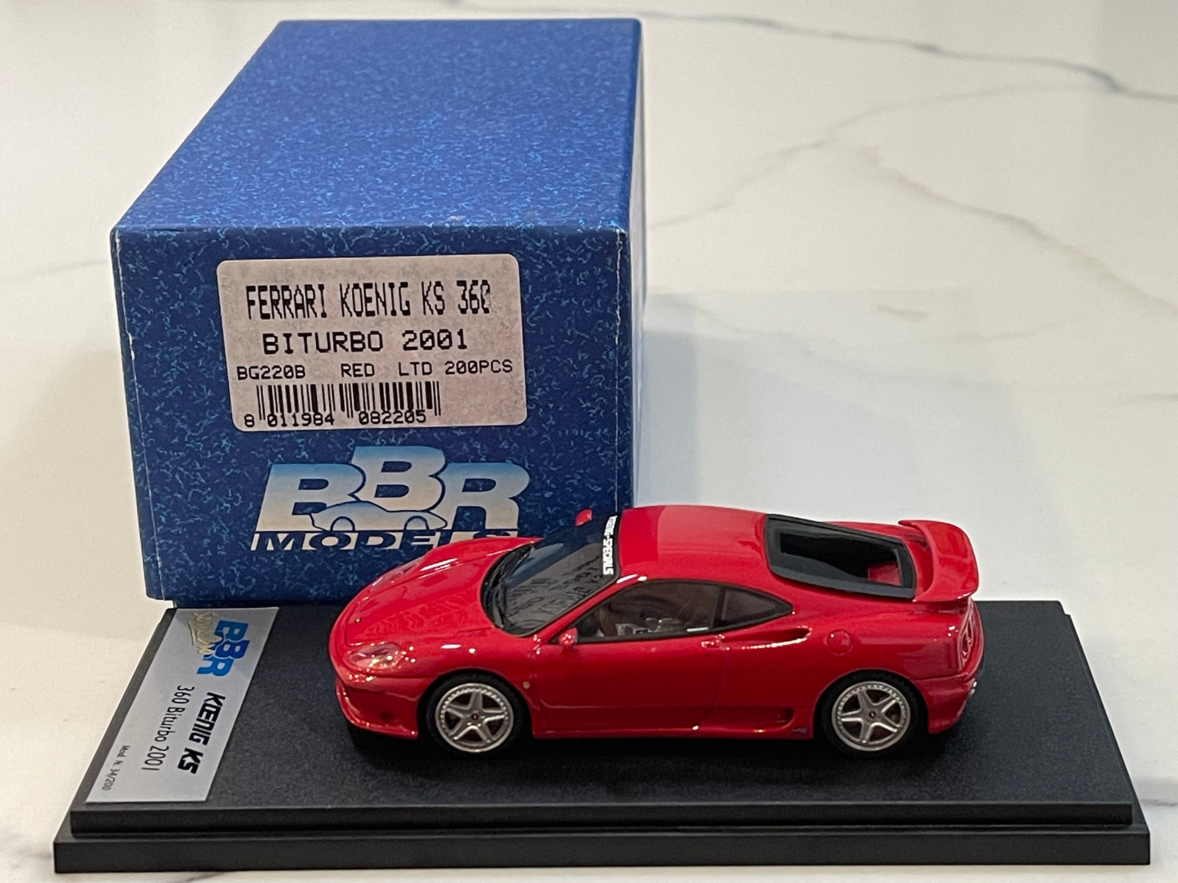 BBR 1/43 Ferrari 360 Koenig BiTurbo 2001 Red BG220B