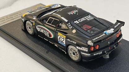 BBR 1/43 Ferrari F360 N/GT GT Monza 2001 Black No. 62 BG221