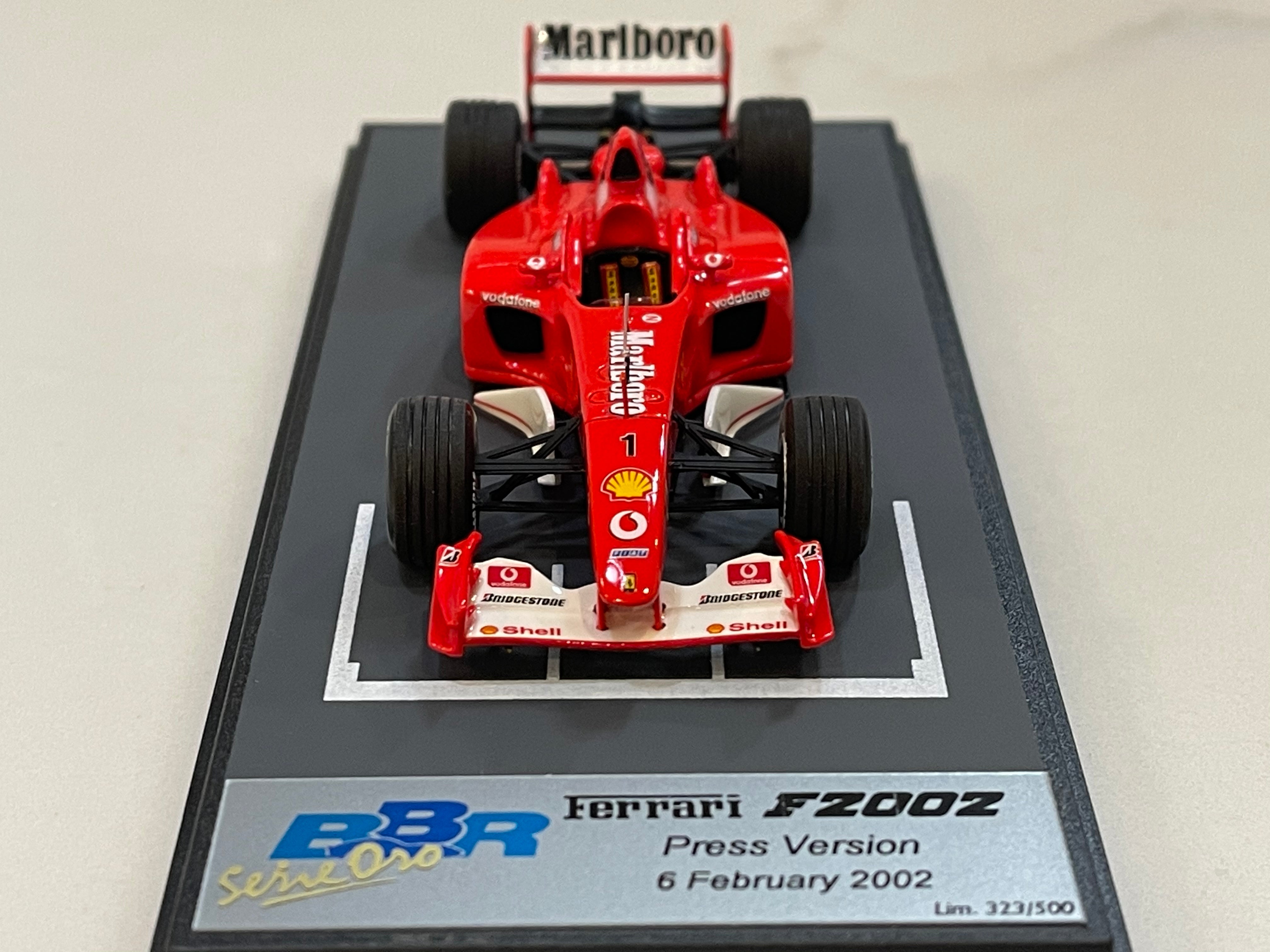 BBR 1/43 Ferrari F2002 GP Press F1 Red BG231