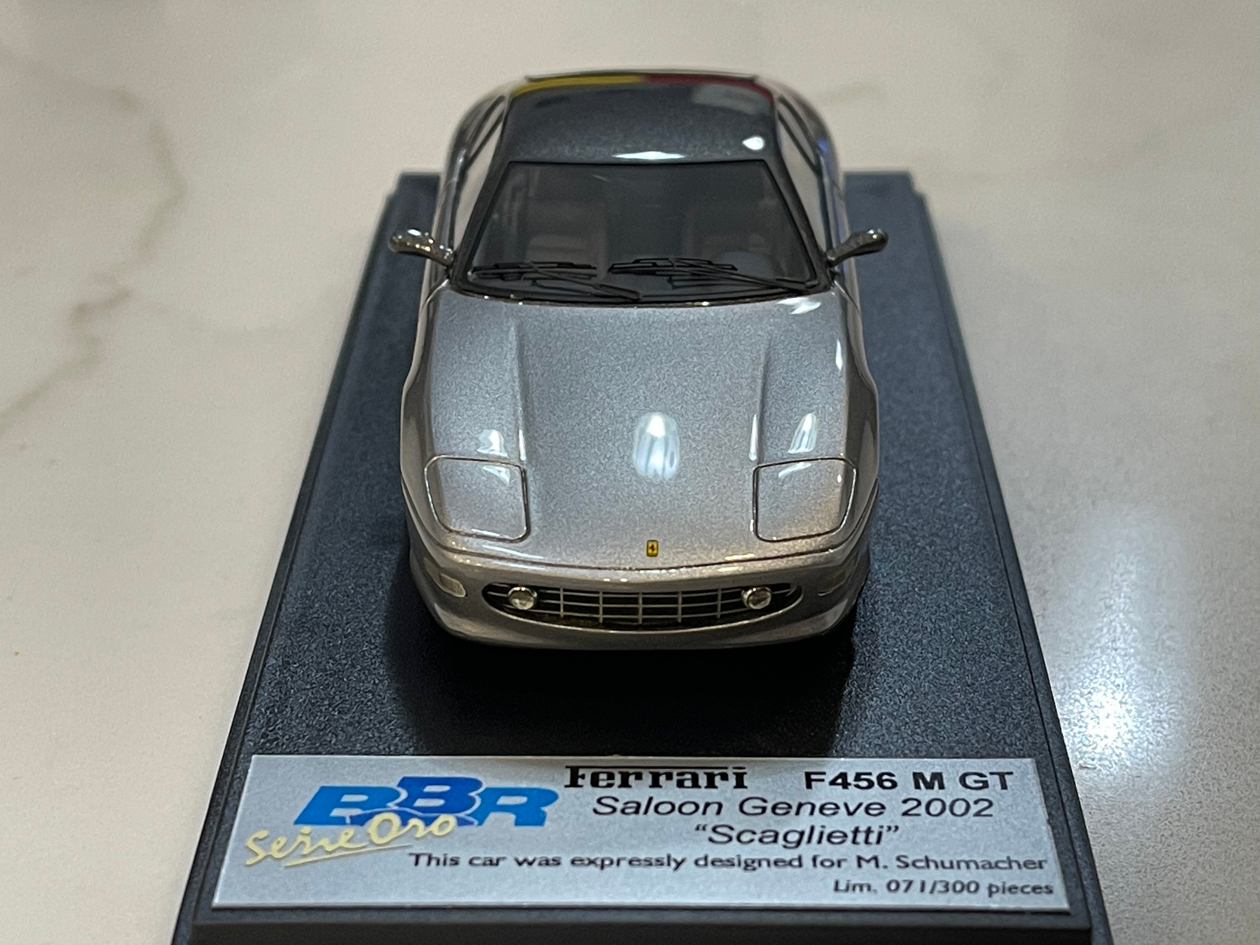 BBR 1/43 Ferrari 456 M GT Scaglietti M. Schumacher 2002 Silver