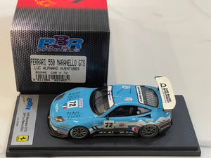 BBR 1/43 Ferrari 550 Maranello GTS 24 Hours Le Mans 2003 Light Blue No. 72 BG248