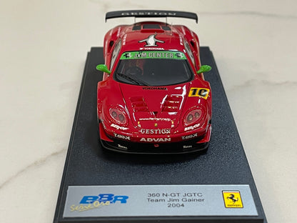 BBR 1/43 Ferrari F360 N/GT JGTC 2004 Red No. 10 BG274