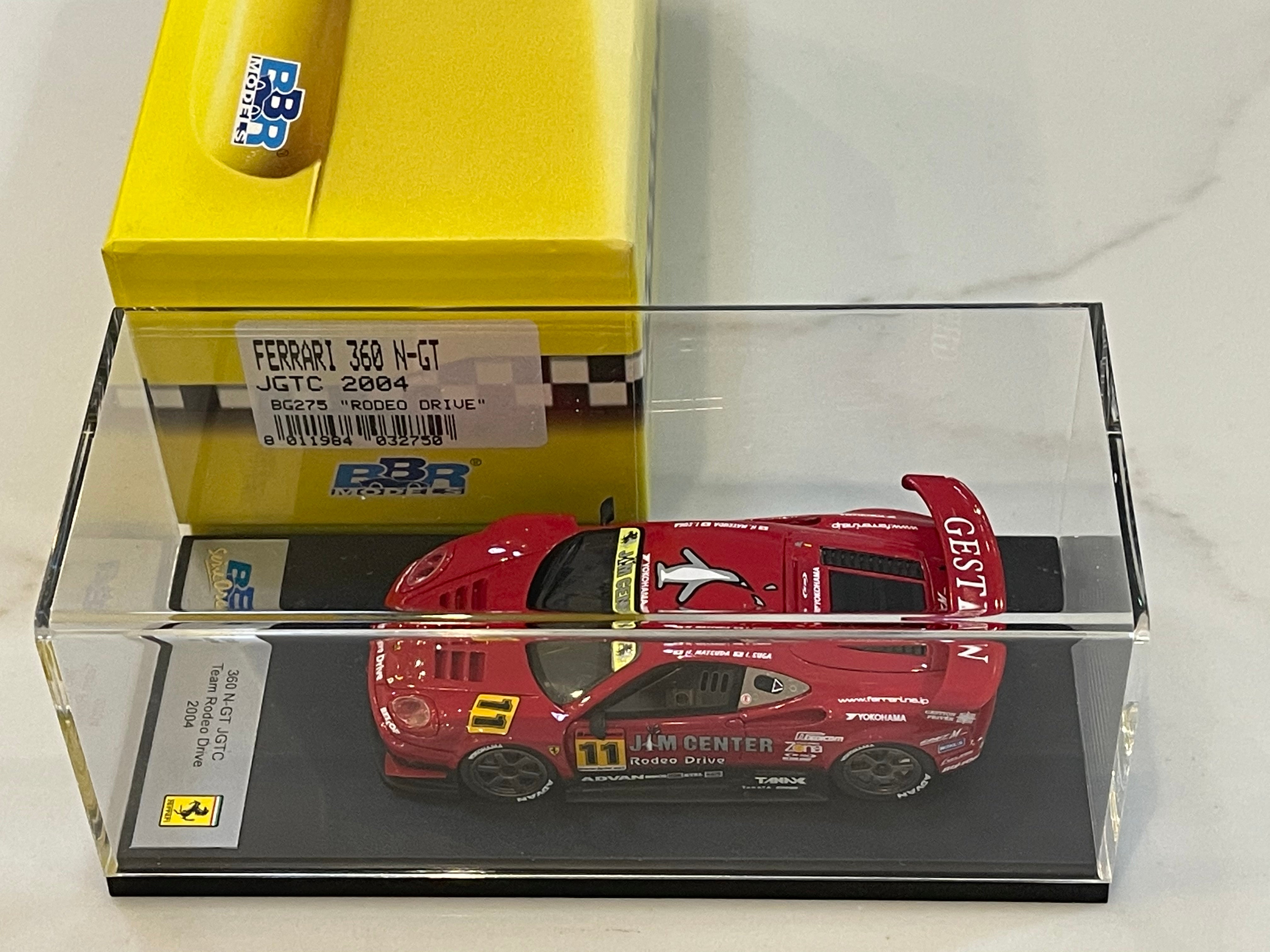 BBR 1/43 Ferrari F360 N/GT JGTC 2004 Red No. 11 BG275 – Paddock 
