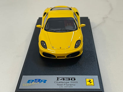BBR 1/43 Ferrari F430 Challenge Test Fiorano 2005 Yellow BG289B