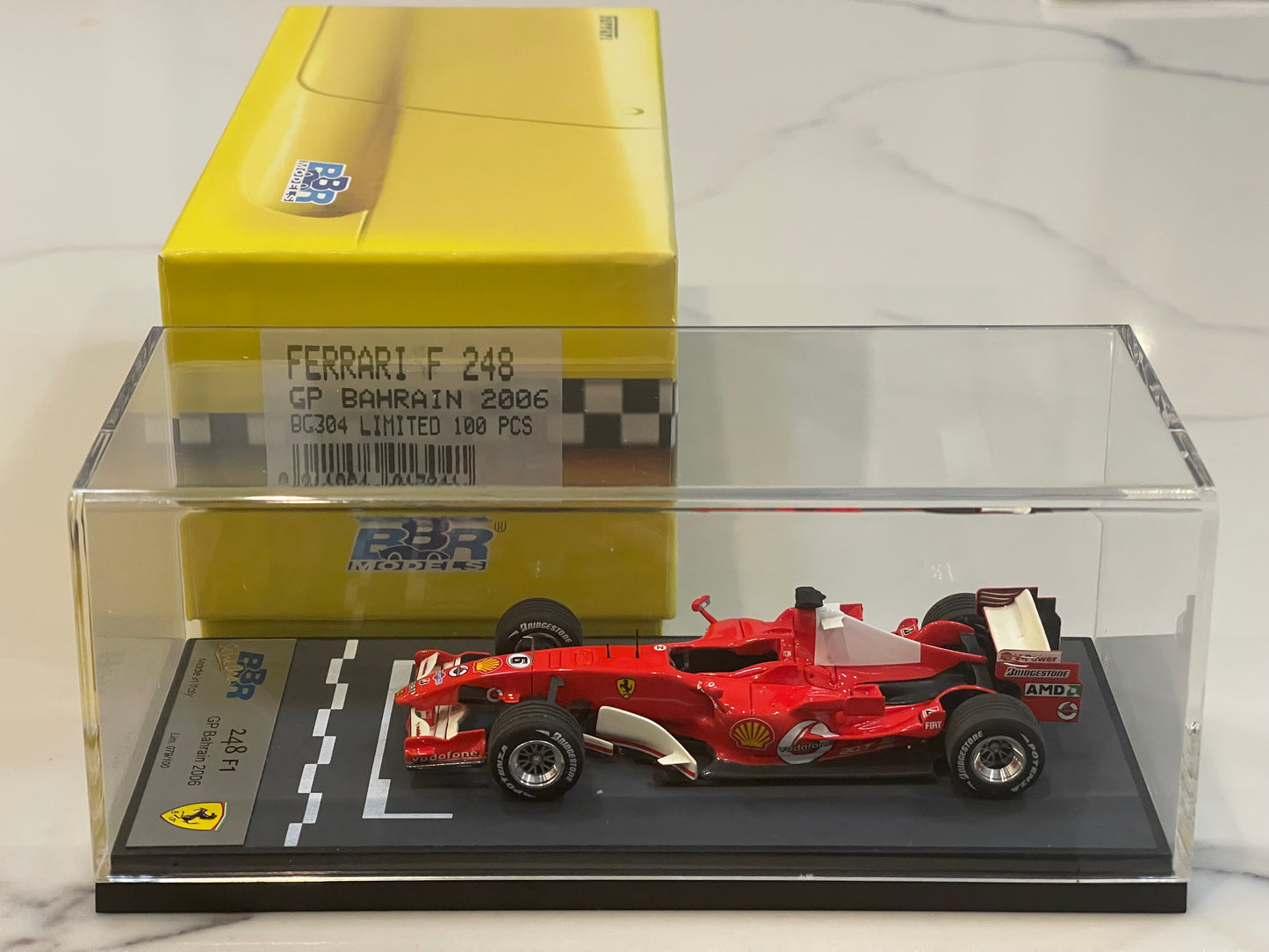 BBR 1/43 Ferrari F248 GP Bahrain 2006 F. Massa F1 Red No. 6 BG304