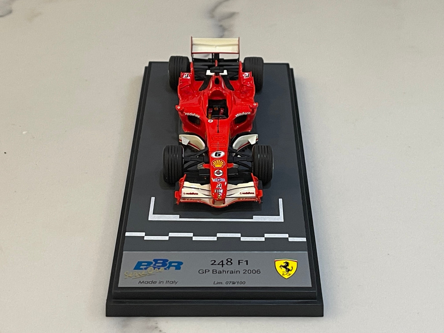 BBR 1/43 Ferrari F248 GP Bahrain 2006 F. Massa F1 Red No. 6 BG304