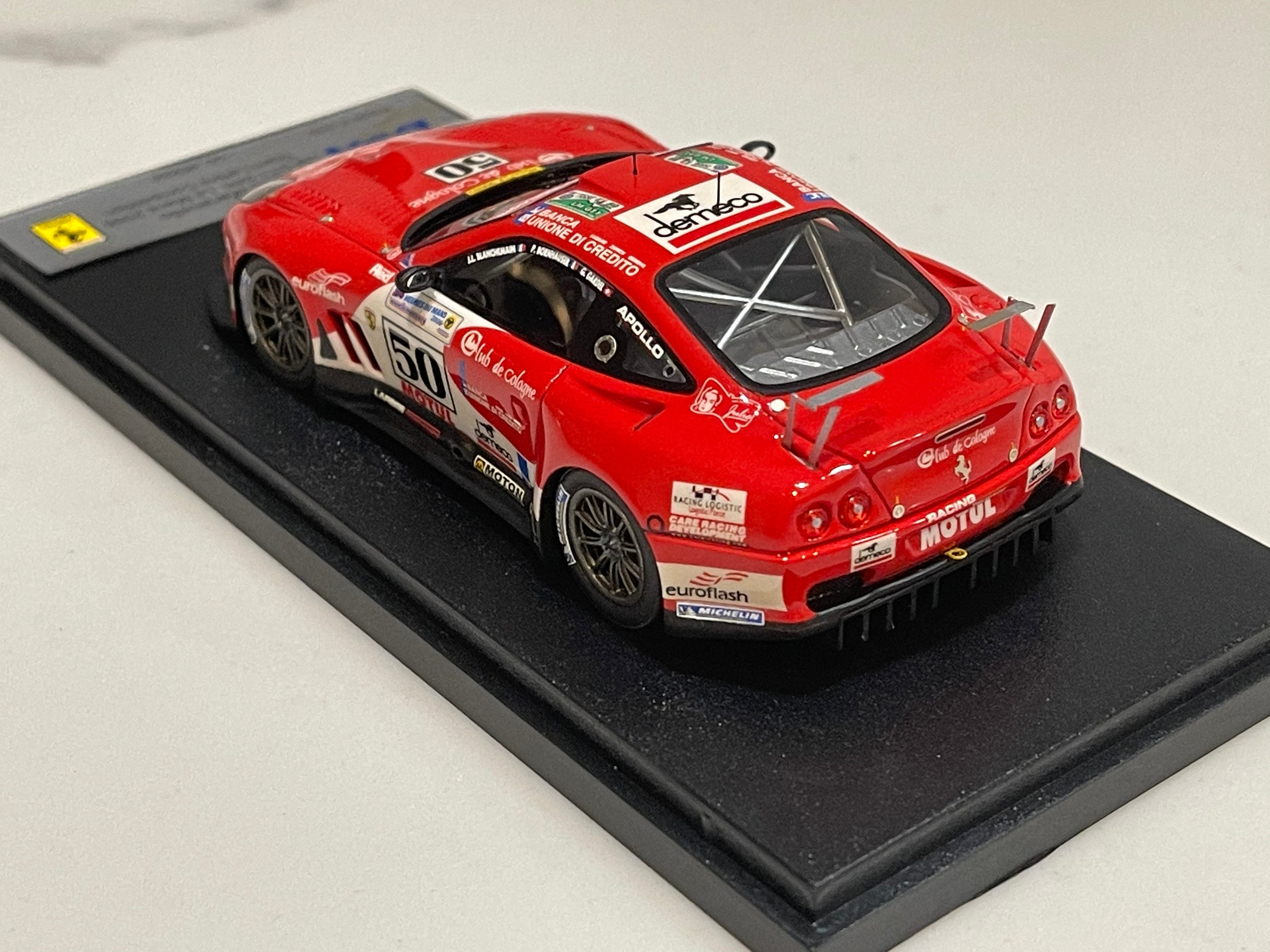 BBR 1/43 Ferrari 550 Maranello 24 Hours Le Mans 2006 Red No. 50 