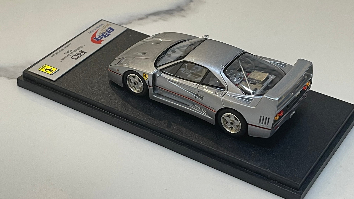 BBR 1/43 Ferrari F40 Sultan of Brunei 1988 Dark Silver BG336