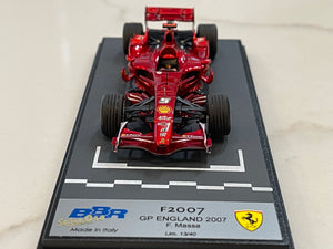 BBR 1/43 Ferrari F2007 GP England 2007 F. Massa F1 Red No. 5 BG344A