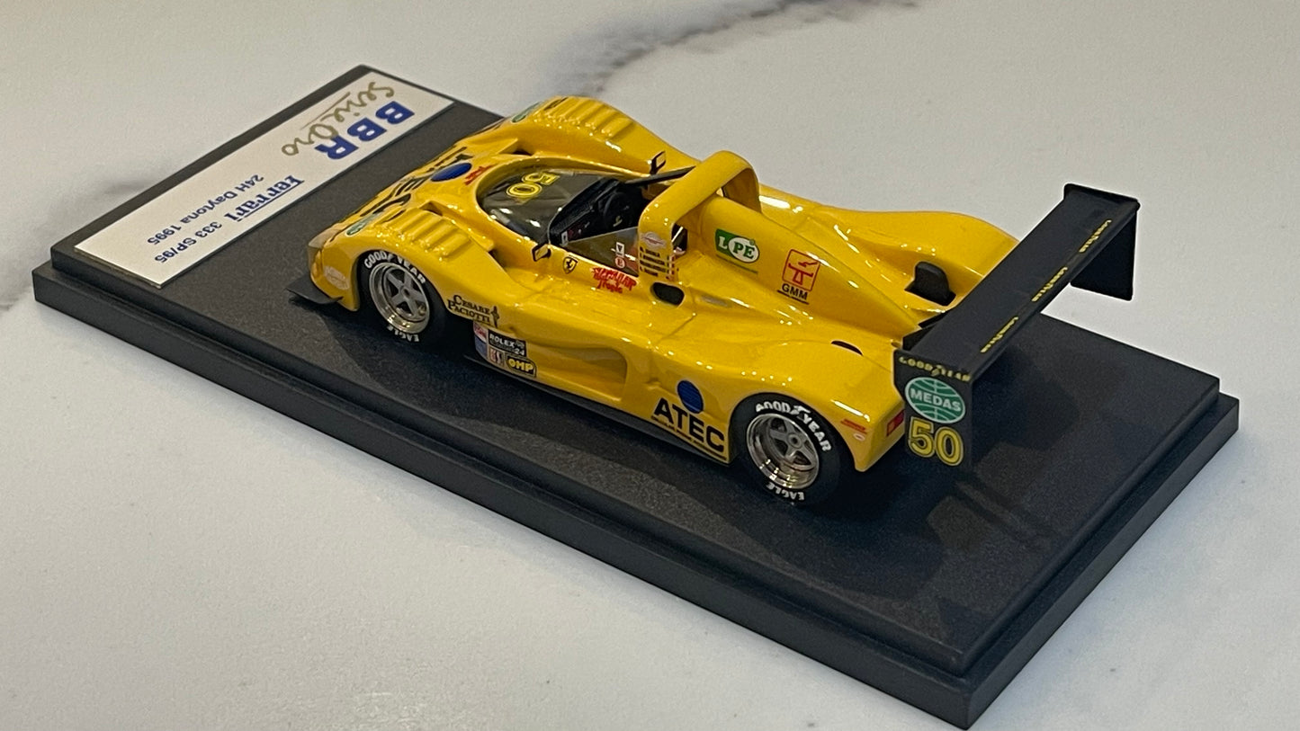BBR 1/43 Ferrari 333 SP IMSA 24 Hours Daytona 1995 Yellow No. 50 BG61